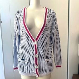 RD Style Collegiate Knit Cardigan Sz S